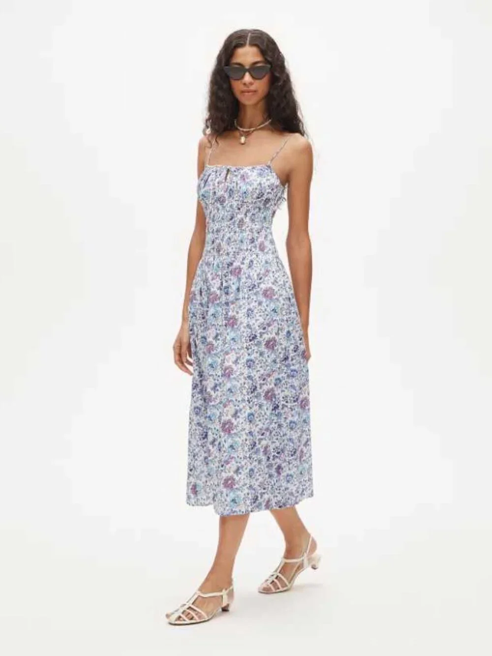 New XL J.Crew x Liberty smocked sundress in Christelle floral fabric dress